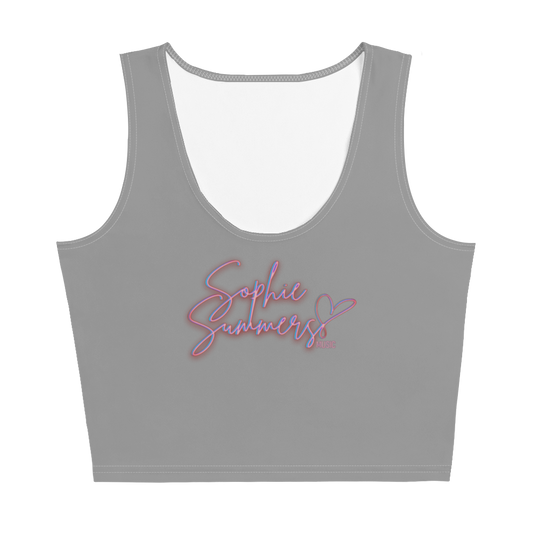 Sophie Summers Cropped Tank Top - Autograph (Grey/Pnk)