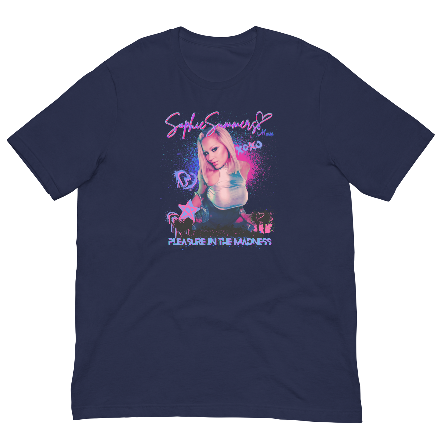 Sophie Summers Unisex Tee - Pleasure In The Madness Graffiti