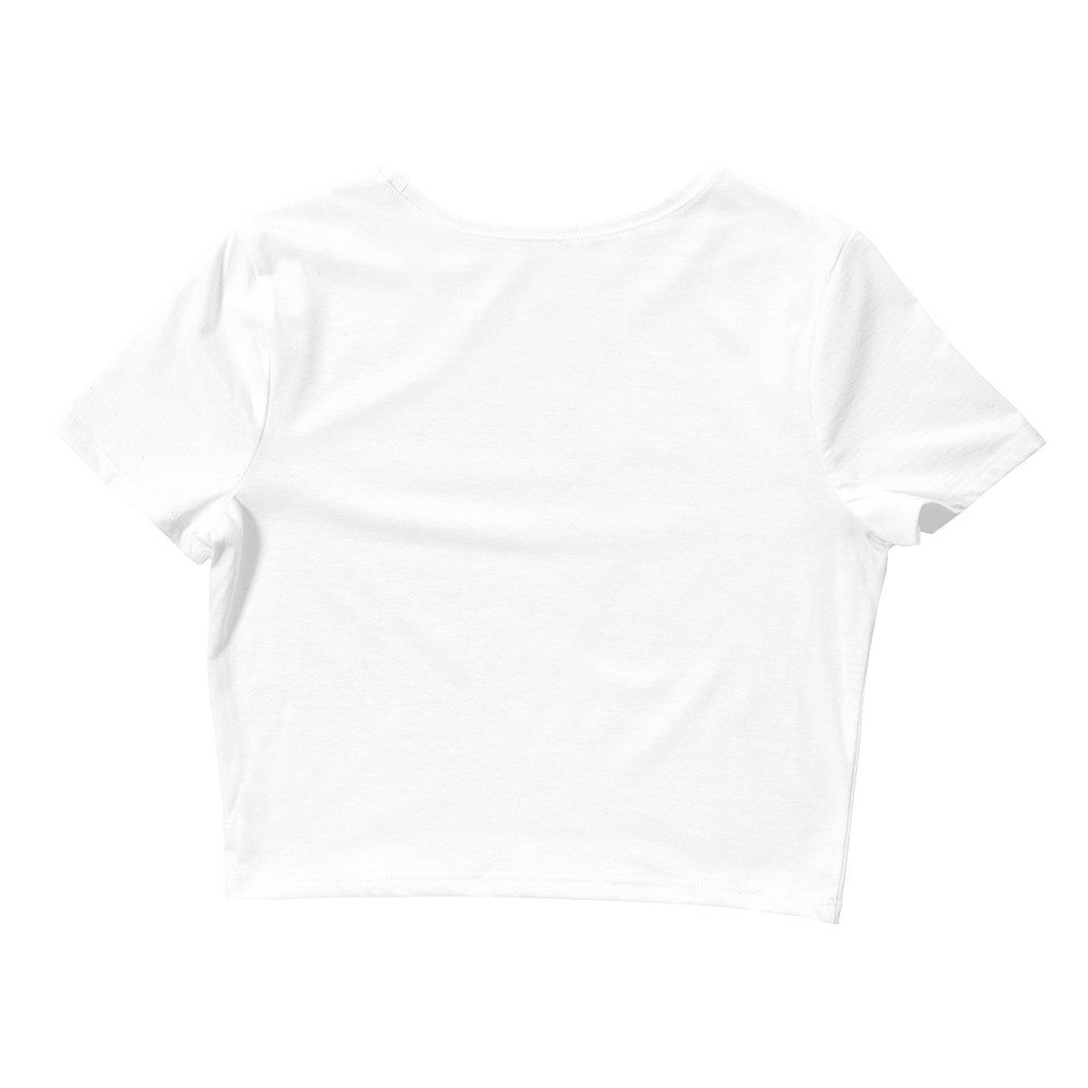 Sophie Summers Women’s Crop Tee - White - Rapture Blu