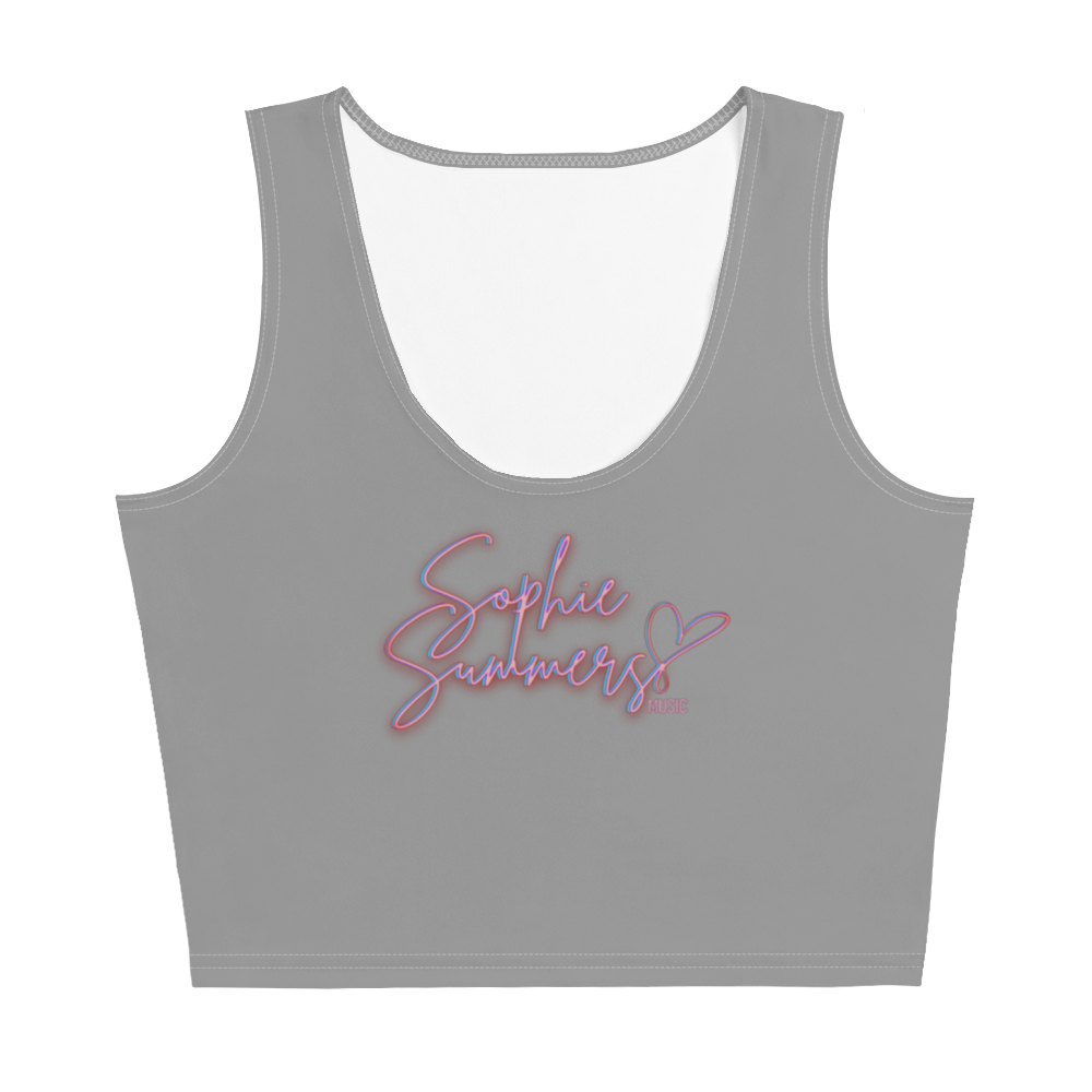 Sophie Summers Cropped Tank Top - Autograph (Grey/Pnk)