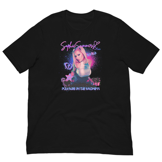 Sophie Summers Unisex Tee - Pleasure In The Madness Graffiti