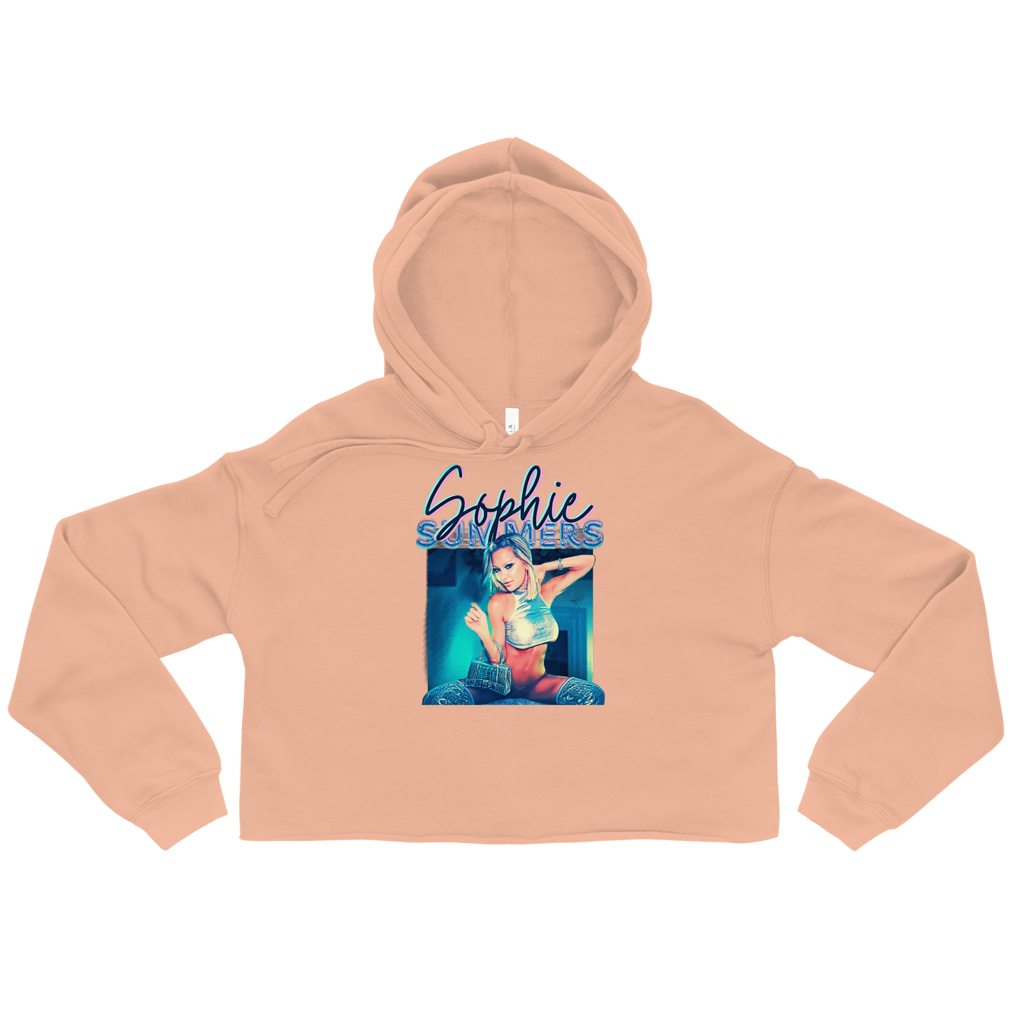 Sophie Summers Crop Hoodie - Rapture Blu